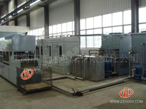 2018年為湖南某公司設(shè)計(jì)生產(chǎn)挖掘機(jī)履帶鏈軌節(jié)淬火、回火、退火成套設(shè)備